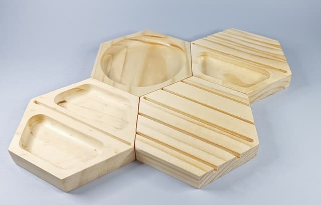 Hex Tray 6 Pack